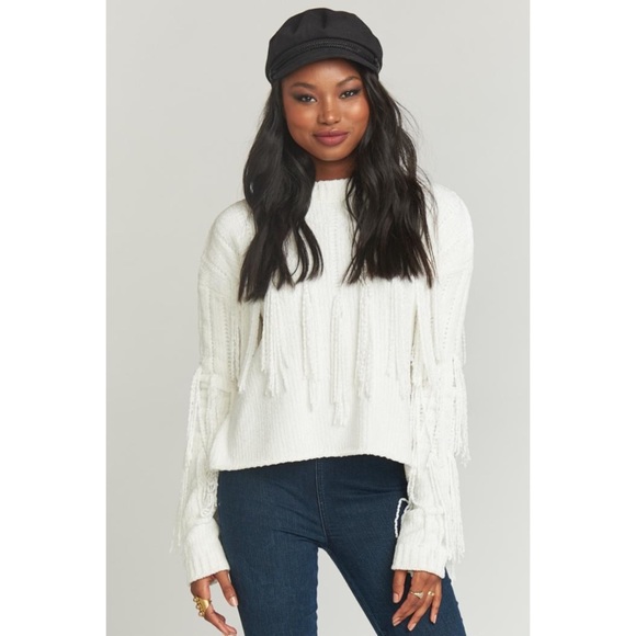 Show Me Your Mumu Carlton Crop Fringe Sweater - Picture 2 of 12